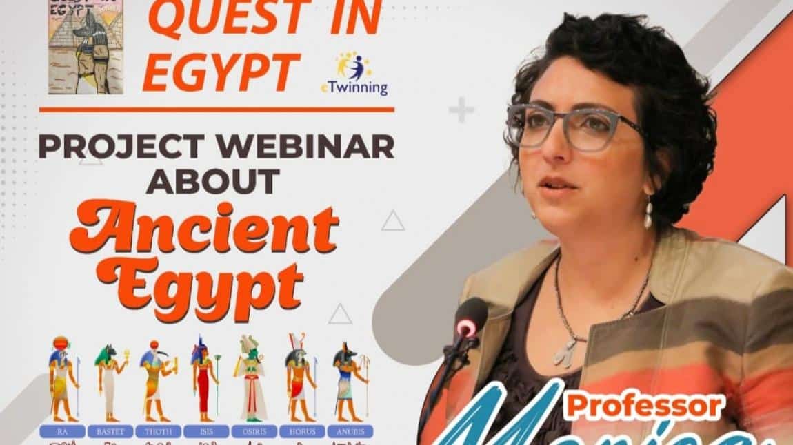 'Quest in Egypt' ' eTwinning Projemizin Profesör Monica Hanna ile Uluslararası Toplantısı